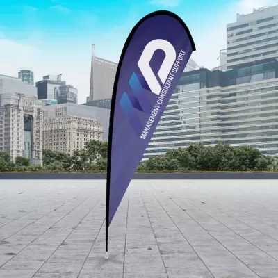391 x 82cm Large Teardrop Flag Kit