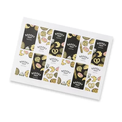40 x 80mm Rectangle Sticker Sheet