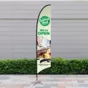 400 x 80cm Large Feather Flag Kit