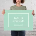 600 x 450mm Core Flute Sign