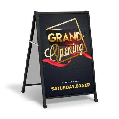 600 x 900mm Insertable Steel A-Frame Sign