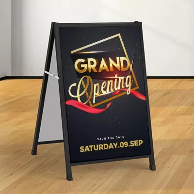 600 x 900mm Insertable Steel A-Frame Sign