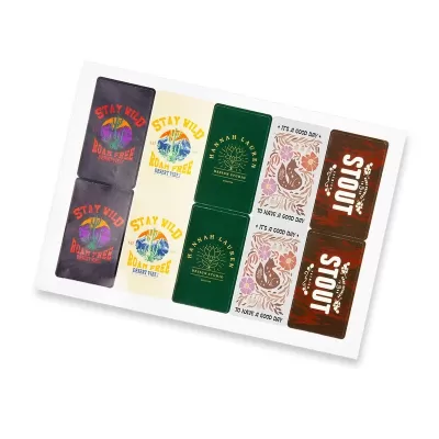 88 x 50mm Rectangle Sticker Sheet