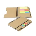 A5 Kraft Notebook and Sticky Note Set