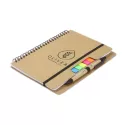 A5 Kraft Notebook and Sticky Note Set