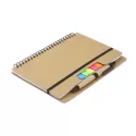 A5 Kraft Notebook and Sticky Note Set