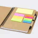 A5 Kraft Notebook and Sticky Note Set