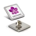 Altura Large Square Metal Lapel Pin
