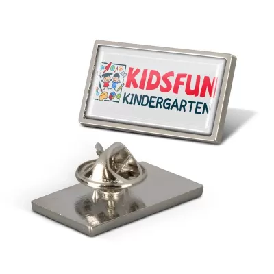 Altura Rectangle Metal Lapel Pin