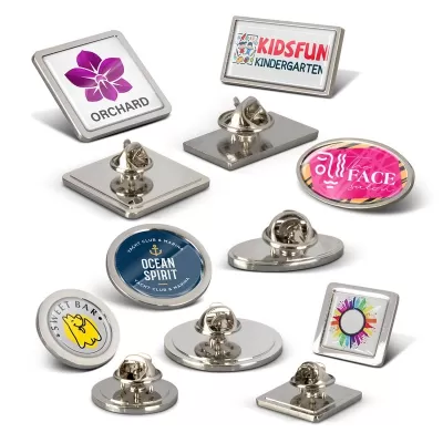 Altura Small Round Metal Lapel Pin