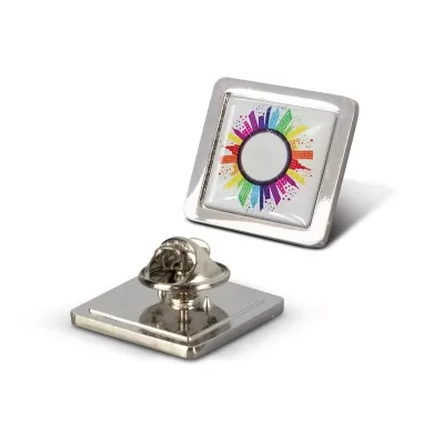 Altura Small Square Metal Lapel Pin