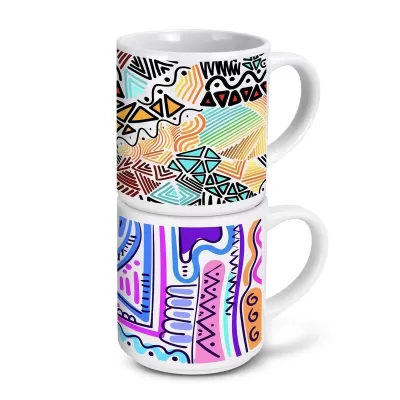 Arista 375ml Ceramic Stackable Coffee Mug