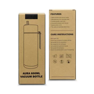 Aura 600ml Stainless Steel Vacuum Bottle