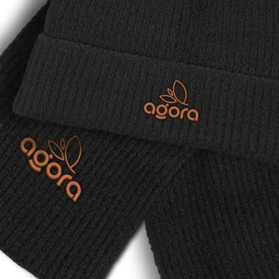 Avalanche Nylon Scarf and Beanie Set