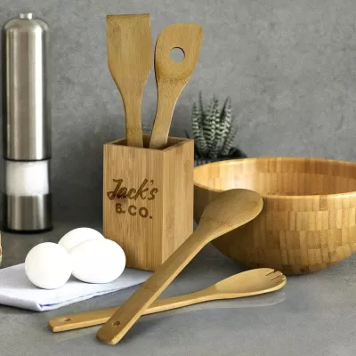 Bamboo Kitchen Utensil Set
