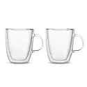Bodum Bistro 2 Piece Double Wall Borosilicate Mug Set