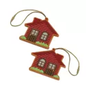 Both Sides Moulded PVC Decoration