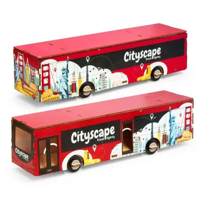 BRANDCRAFT Bus Wooden Model Kit