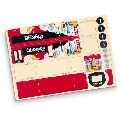 BRANDCRAFT Bus Wooden Model Kit