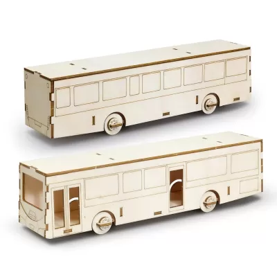 BRANDCRAFT Bus Wooden Model Kit