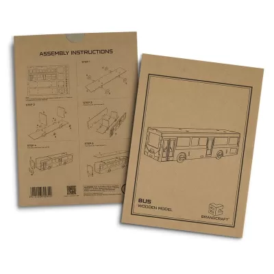 BRANDCRAFT Bus Wooden Model Kit