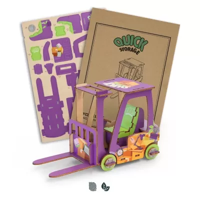 BRANDCRAFT Forklift Wooden Model Kit