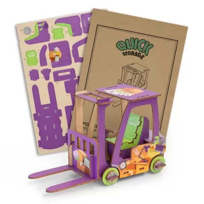 BRANDCRAFT Forklift Wooden Model Kit