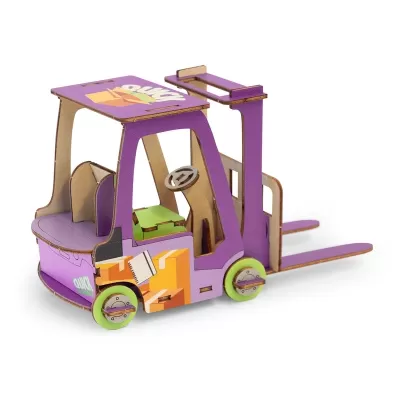 BRANDCRAFT Forklift Wooden Model Kit
