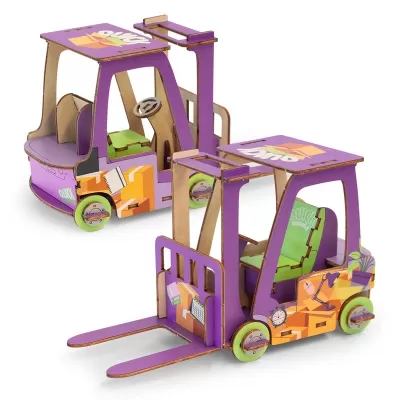 BRANDCRAFT Forklift Wooden Model Kit