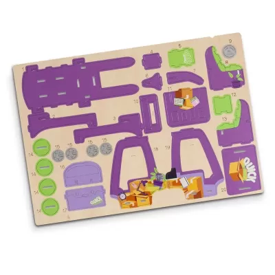 BRANDCRAFT Forklift Wooden Model Kit