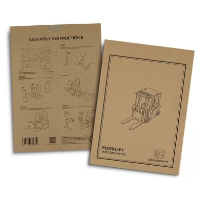 BRANDCRAFT Forklift Wooden Model Kit