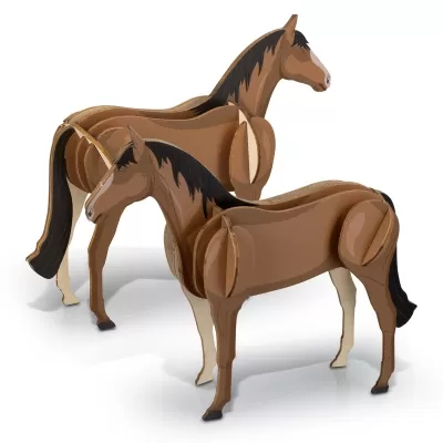 BRANDCRAFT Horse Wooden Model Kit