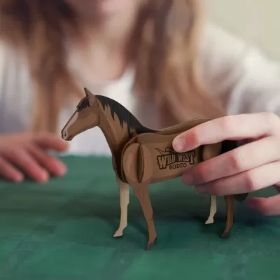 BRANDCRAFT Horse Wooden Model Kit