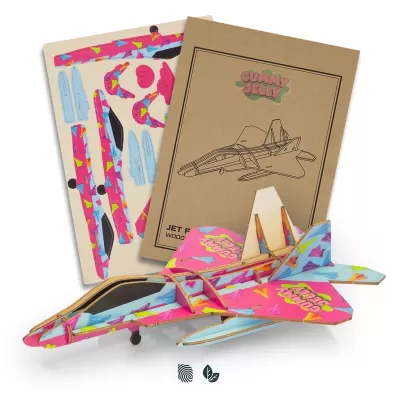BRANDCRAFT Jet Fighter Wooden Model Kit