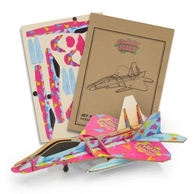 BRANDCRAFT Jet Fighter Wooden Model Kit