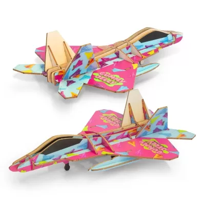 BRANDCRAFT Jet Fighter Wooden Model Kit