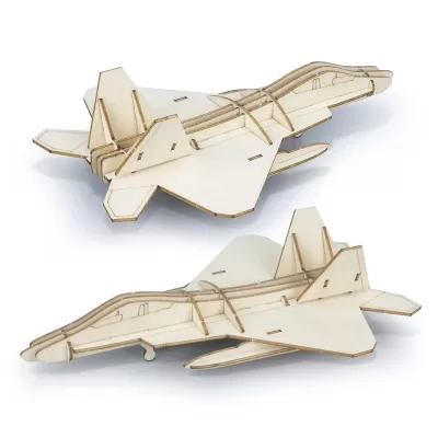 BRANDCRAFT Jet Fighter Wooden Model Kit