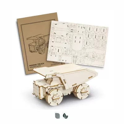 BRANDCRAFT Mining Truck Wooden Model Kit