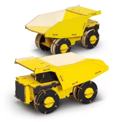 BRANDCRAFT Mining Truck Wooden Model Kit