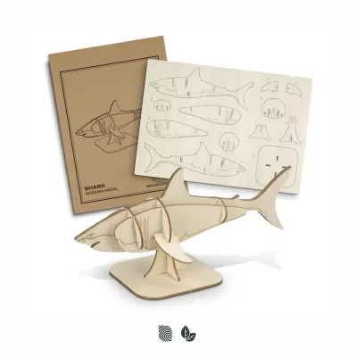 BRANDCRAFT Shark Wooden Model Kit