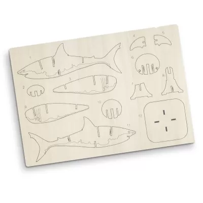 BRANDCRAFT Shark Wooden Model Kit