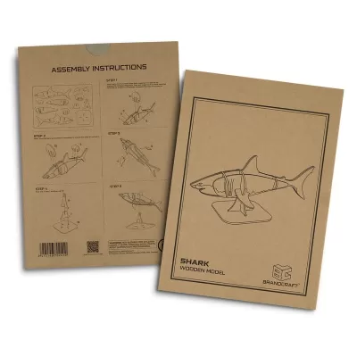 BRANDCRAFT Shark Wooden Model Kit
