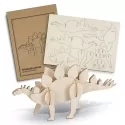 BRANDCRAFT Stegosaurus Wooden Model Kit