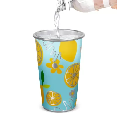 Burano Colour Changing 400ml Aluminium Coffee Cup