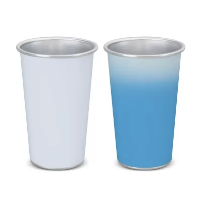Chameleon Colour Changing 450ml Aluminium Coffee Cup