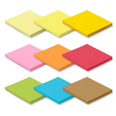 Coloured 70 x 75mm 50 Sheet Sticky Notepad