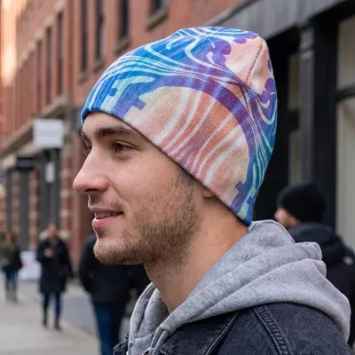 Commando Custom Full Colour Polyester Beanie