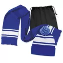 Commodore Acrylic Scarf and Beanie with Pom Pom Set