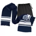 Commodore Acrylic Scarf and Beanie with Pom Pom Set