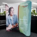 Curved Stretch Medium Polyester Media Wall